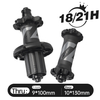 Ratchet Polishing Sandblasted Anodized CNC Alloy Matte Black 18/21h Carbon Spoke Hub Road Bike V Brake Hub Racing Bicycle Hubs