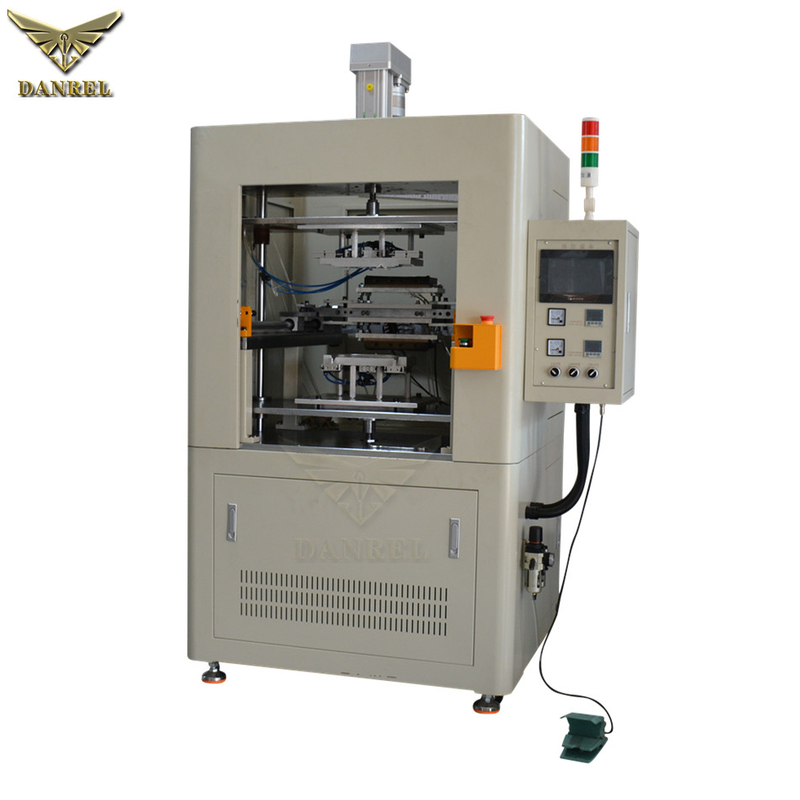 Servo Driven Precise Control Electric Press Hot Plate Plastic Welding Machine for Corner Lamp