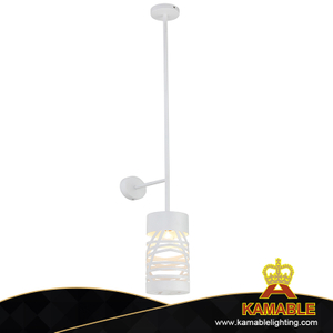 Прикроватная люстра в гостиничном номере для использования в помещении из белого железа, декоративная подвесная лампа (MD81366)