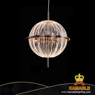 Изящный свежий акриловый подвесной светильник в форме шара для дома и виллы (MD1924A-1A)
