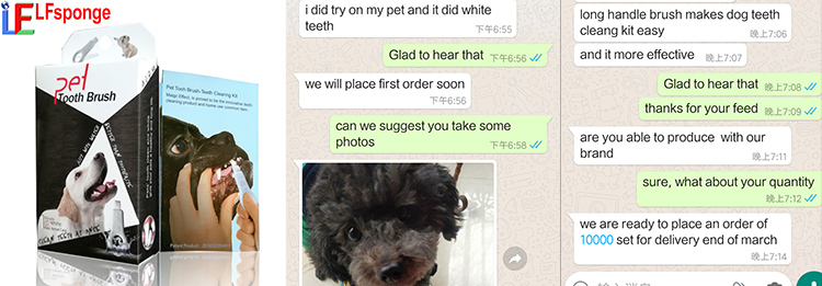 Best dog toothbrush Wholesale  pet teeth cleaning kit  Pet Products  Chinese Manufacturer Direct Shipping Pet-Brosse à dents-Oral-Care