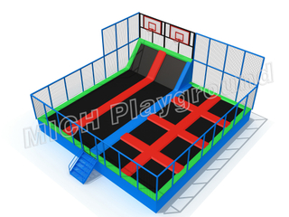 Parco del trampolino da basket quadrato da 110 mq