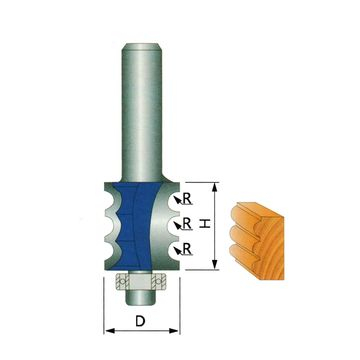 Mulit-Beading Bits zum Holzschneiden