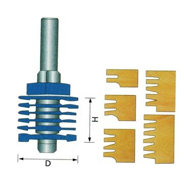 Einstellbare Fingergelenkbits zum Holzschneiden