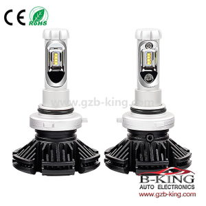 Fanless 6000lm 7S HB4 9006 ZES Chip Car LED Headlight Bulb 3000K 6500K 8000K