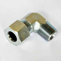 C2501 Flareless tube end / male pipe end SAE 080202 metal compression fitting