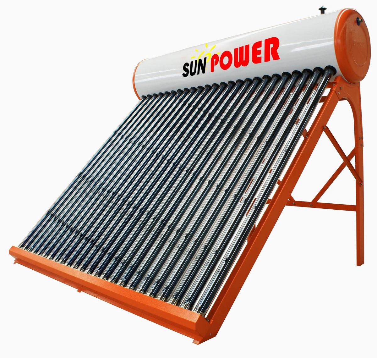 Calentador de agua solar residencial sin presión 150L