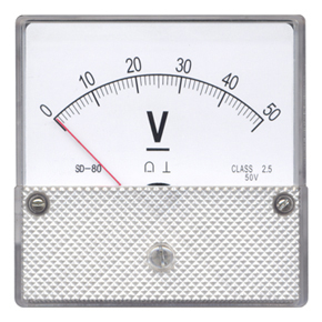 Voltímetro móvil de la C.C. del instrumento de la bobina SD80