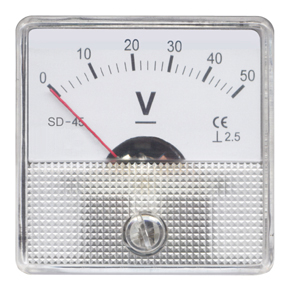 Voltímetro móvil de la C.C. del instrumento de la bobina SD45