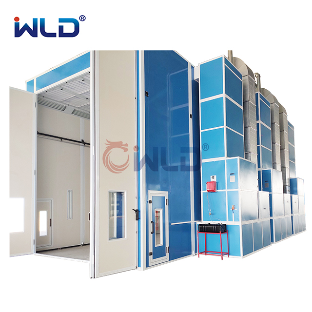 Bus Spray Booth With 3D Lifter