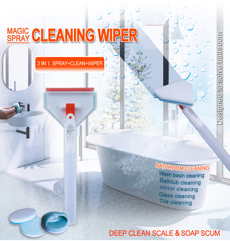 Kit de nettoyage de salle de bain multifonctionnel de nettoyage par pulv&eacute;risation magique