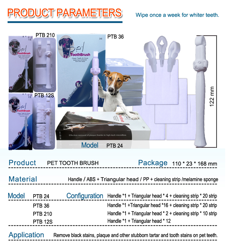 Nouvelle brosse &agrave; dents pour animaux