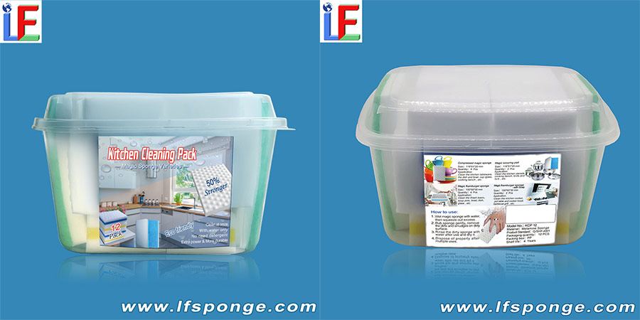 non-scratch Kitchen Cleaning Sponges