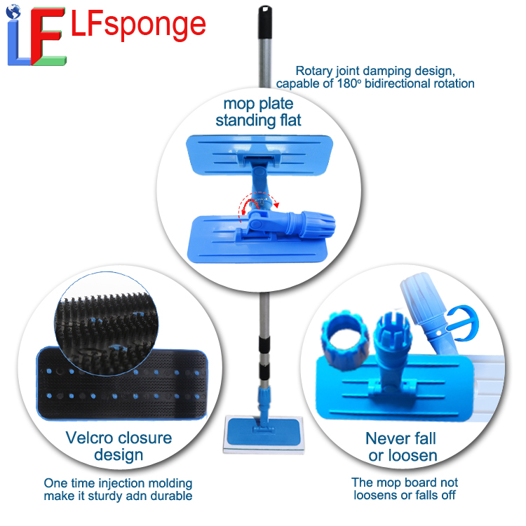 Aircraft cleaning mop tool