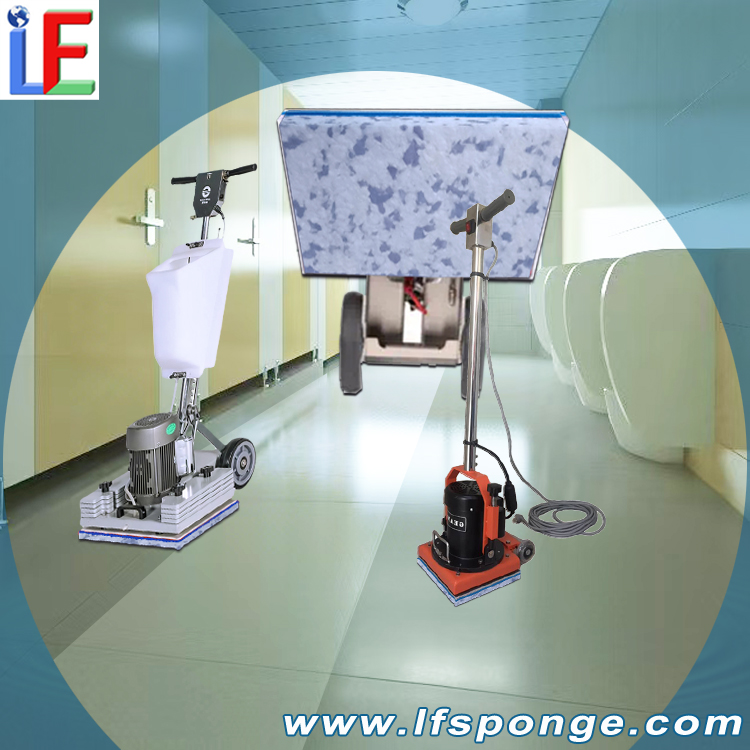 Mall & Hotel Restroom Floor Cleaning Fleece Combo Melamine Rectangular Pad