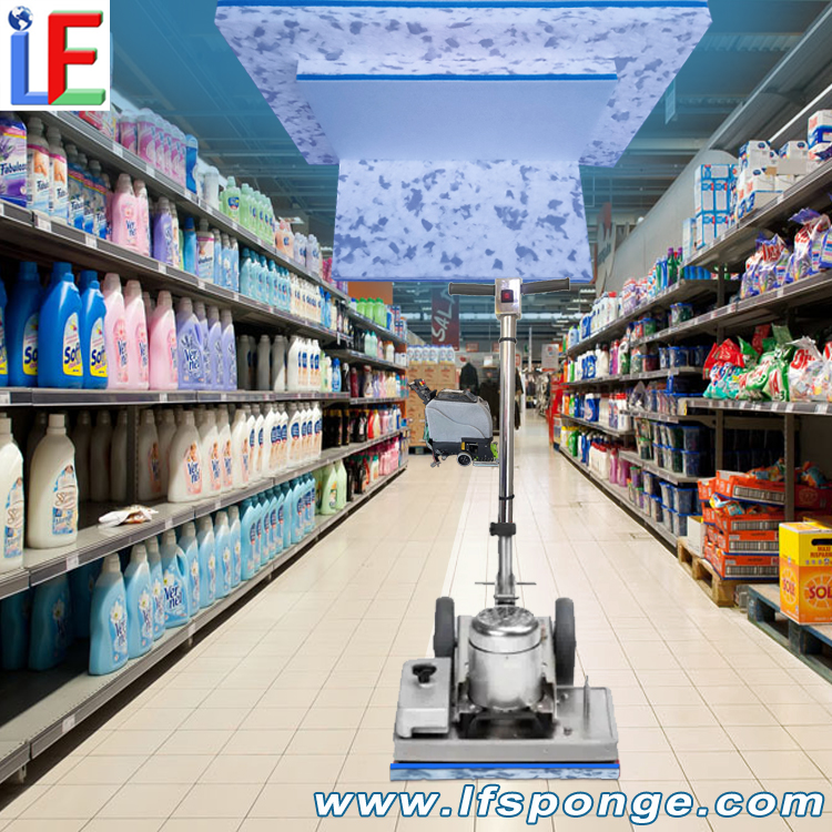Mall Floor Commercial Cleaning Fleece Combo Melamine Square Pad