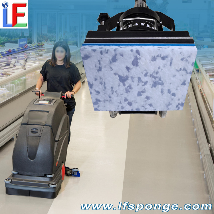 Mall Floor Commercial Cleaning Fleece Combo Melamine Square Pad