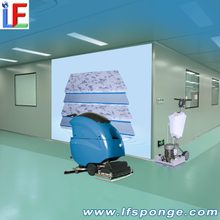 Cleanroom Floor Cleaning Fleece Combo Melamine Rectangular Pad