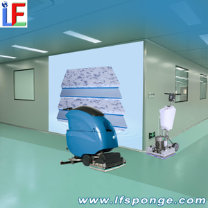 Cleanroom Floor Cleaning Fleece Combo Melamine Rectangular Pad