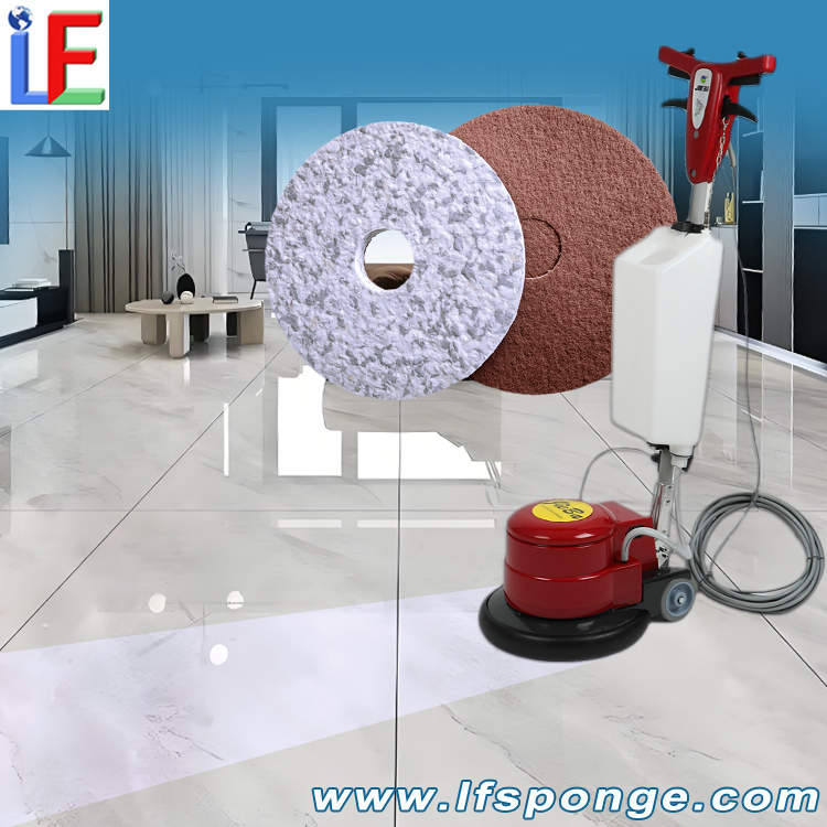 Housekeeping Floor Cleaning Combo Melamine Pad - Solve Wood/Tile Stains & Floor Protection Pain Points