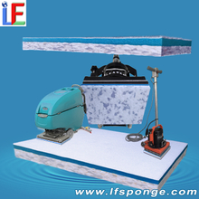Fleece Combo Melamine Pad - Solve Square Oscillating Scrubber Pad Falling & Cleaning Efficiency Pain Points