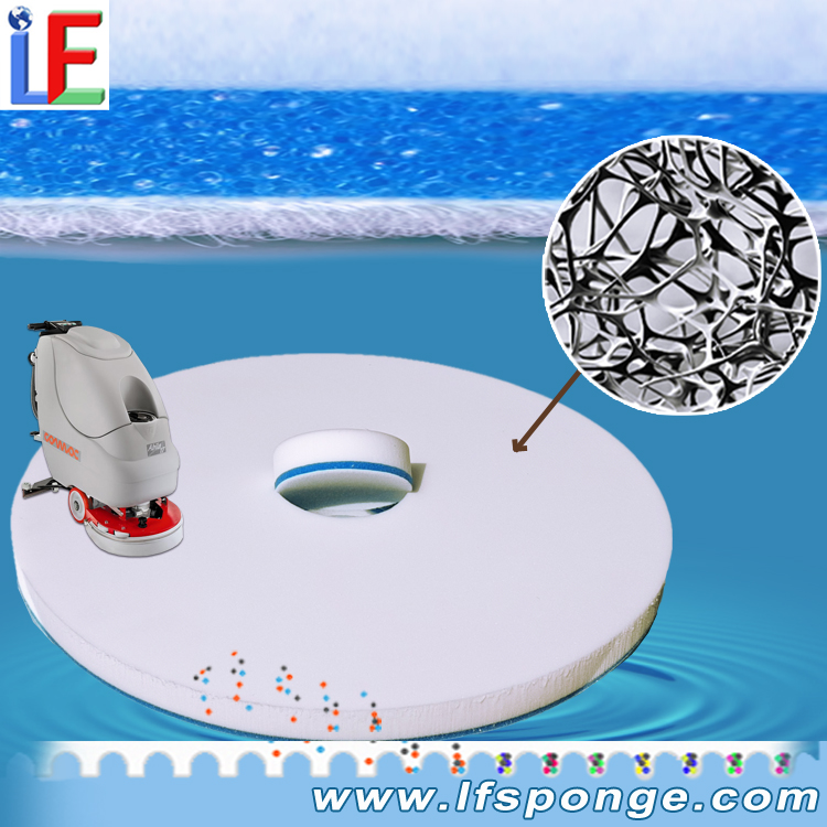 Fleece Fabric Composite Melamine Floor Scrub Pad