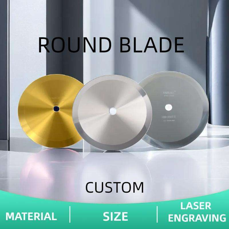 Heavy-Duty Tungsten Steel Round Blade for Foil Cutting