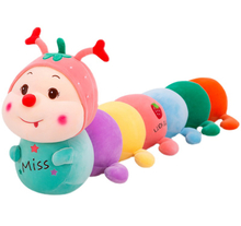 Colored Caterpillar/ Pillow, Doll, Sleeping Pillow, Birthday Gift
