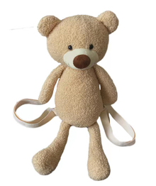Bear Plush Toy Backpack Plush Handbag Plush Diagonal Bag