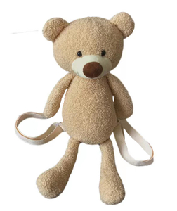 Bear Plush Toy Backpack Plush Handbag Plush Diagonal Bag