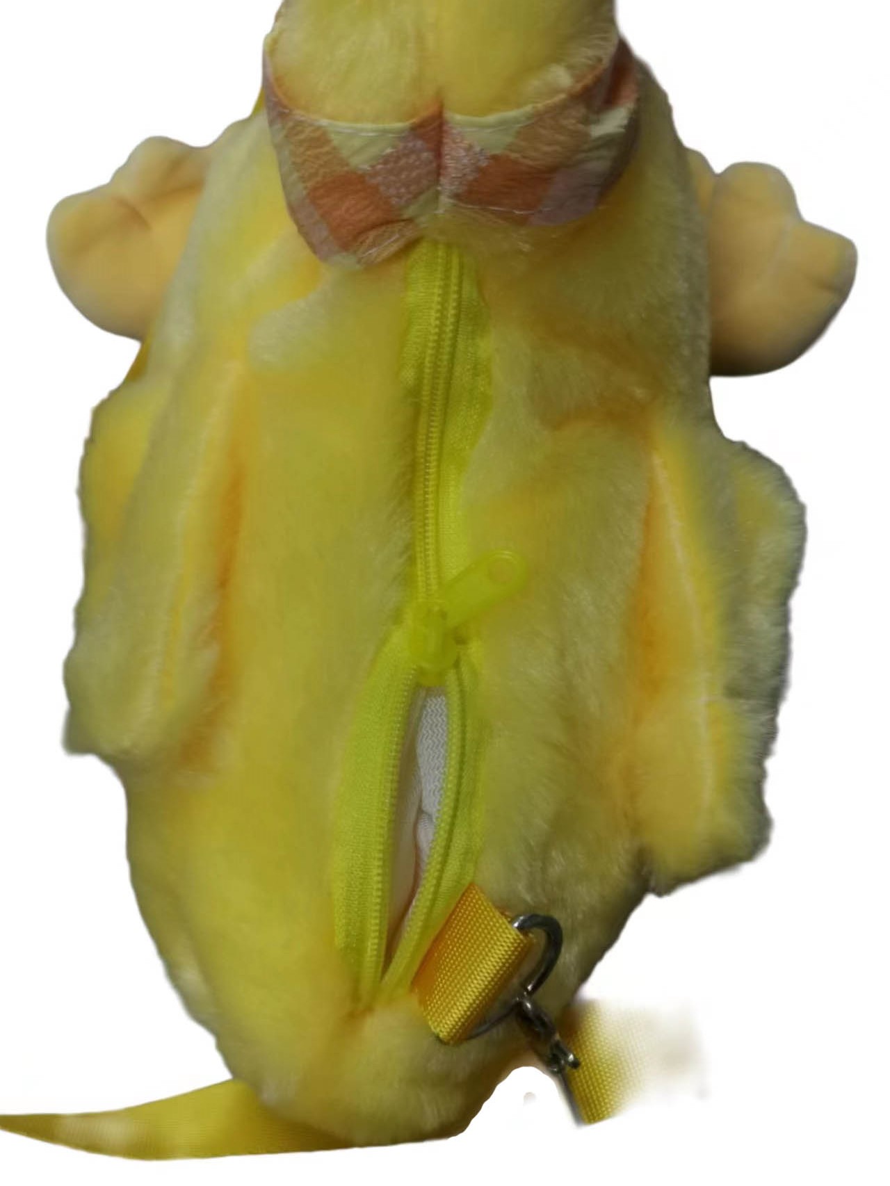 Yellow Goose Plush Toy Backpack Plush Handbag Plush Diagonal Bag