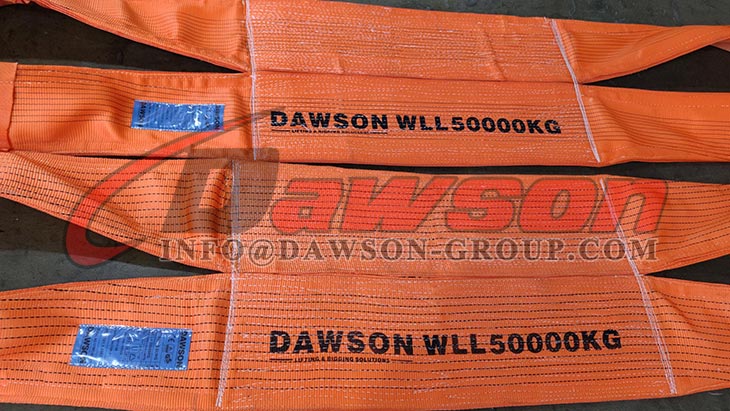 WLL 50 トン ポリエステル高耐久ウェビング スリング - リフティング スリング - Dawson Group Ltd. - 中国メーカー、サプライヤー、工場