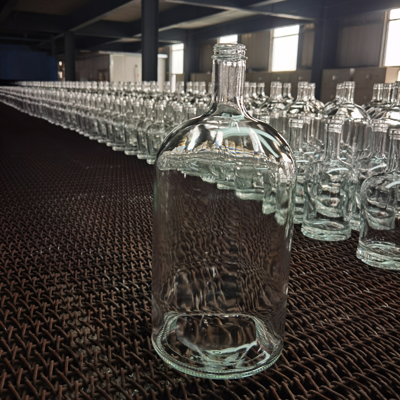 Wholesale 3L Glass Vodka Bottle 