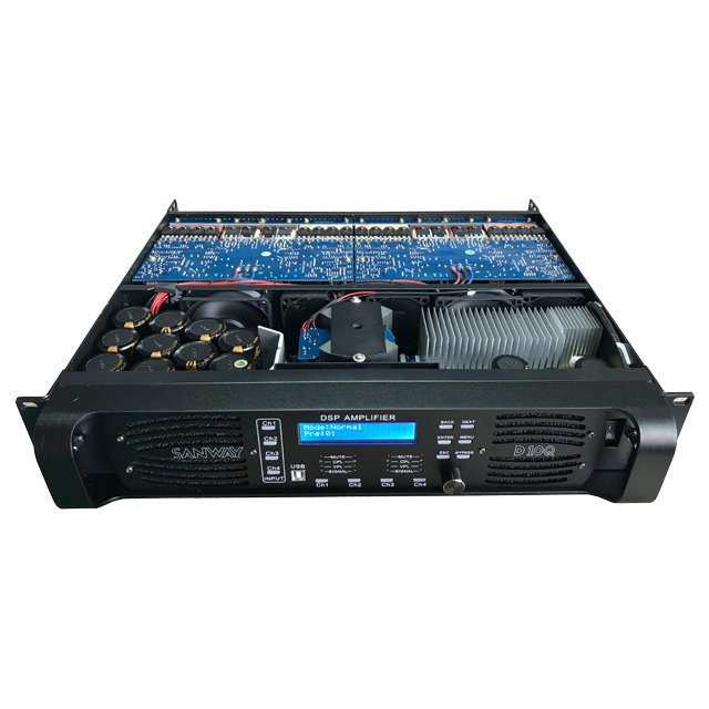 D10Q amplificador DSP de 4 canales