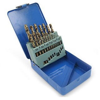 19 STÜCK TWIST DRILL SET (3)