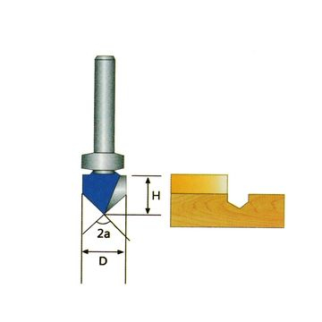 Modèle de modèle de garniture de routeur, tige de mèche de coupe-bois, coupe-Tenon pour outil de travail du bois(3)