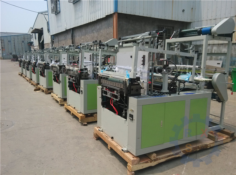 Bag making machine waiting for shipment