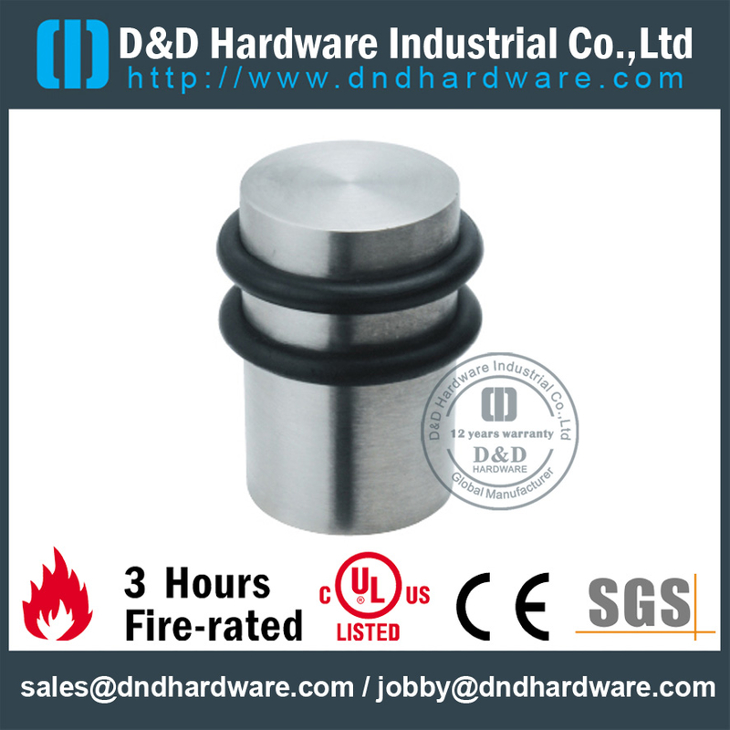 Bujão cilíndrico resistente de aço inoxidável da porta com anel de borracha dobro para a porta exterior DDDS053