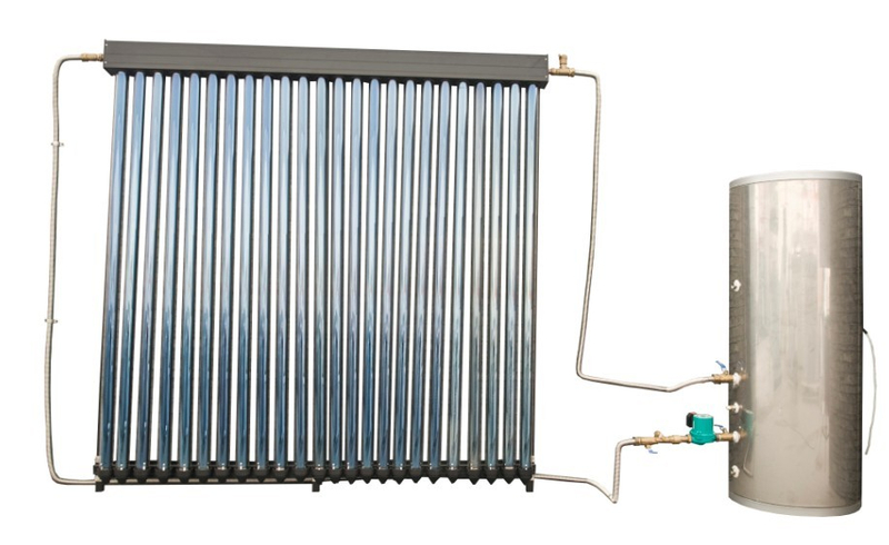 Calentador de agua solar de baja presión para tubería de calor residencial