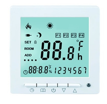Термостат топления WST09 с еженедельное programmable