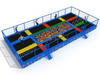 Set trampolin lompat bingkai kustom yang kuat