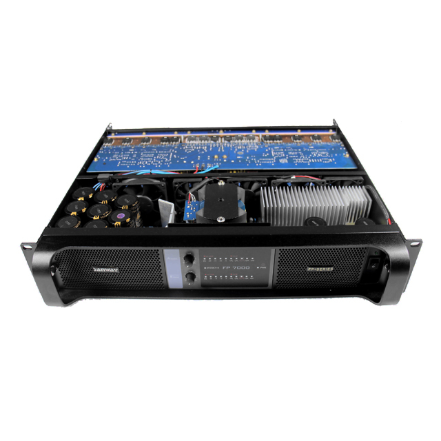 Amplificador de potência de áudio profissional de 2 canais FP7000
