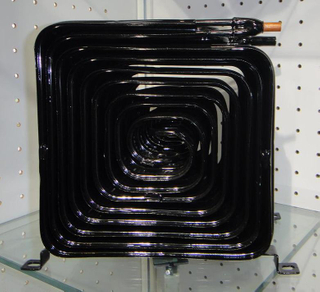 Condensador de gelatina de placa de tubo de forma espiral