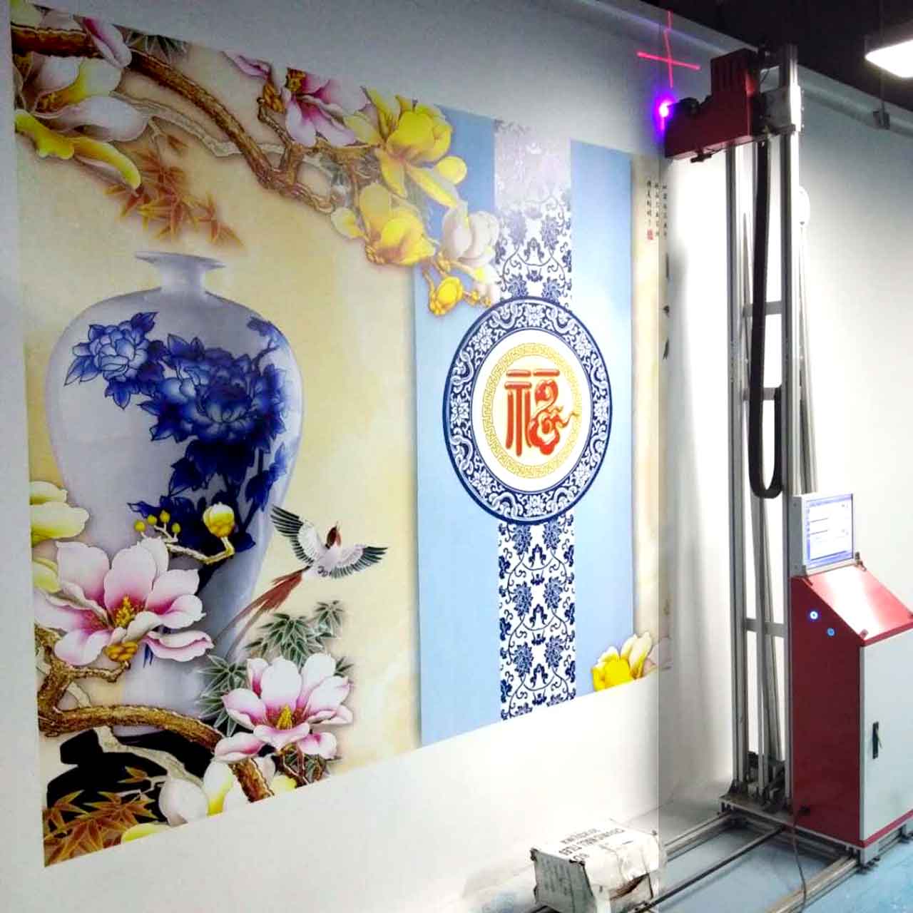 China Drucker 5D Art Malerei Wanddrucker UV Wanddruckmaschine