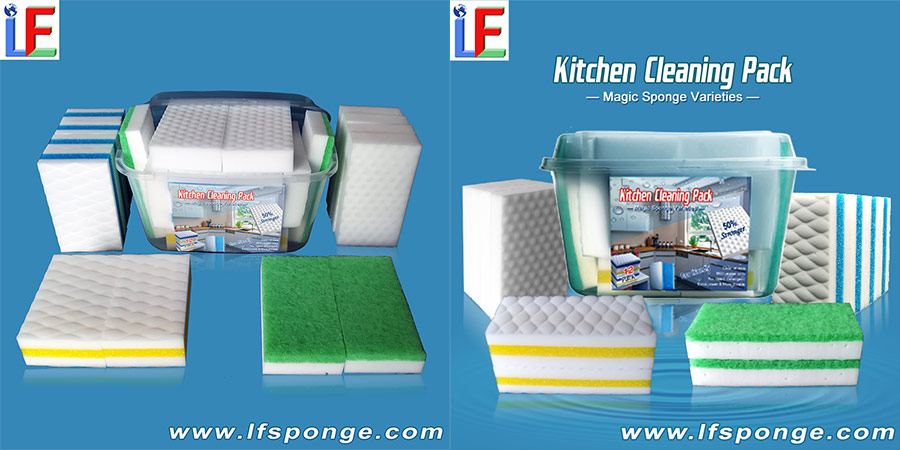 Eco Non-scratch Kitchen Cleaning Sponge