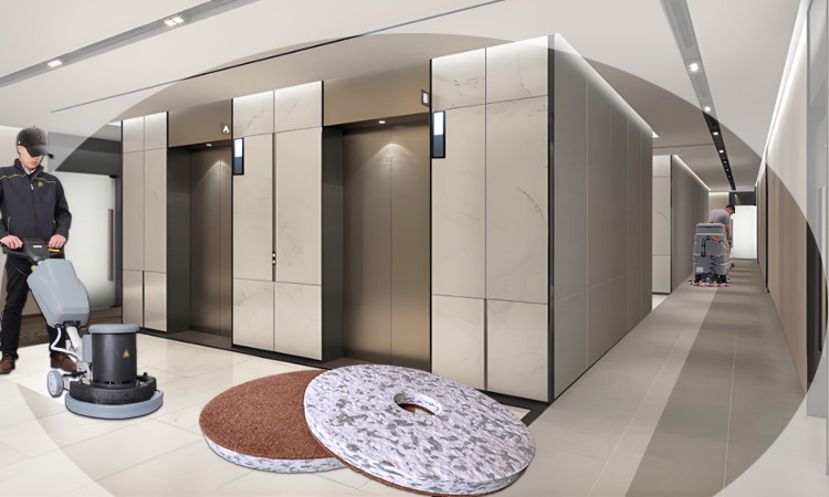 Office Building Anti-Slip Tile Floor Cleaning Scrubber Pad - Combo Melamine Floor Pad.jpg