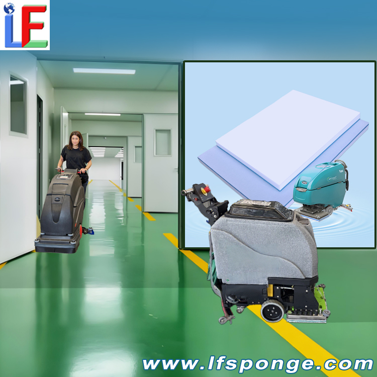 Fleece Melamine Square Floor Pad | Oscillating Scrubber Compatible for Polishing & Cleaning