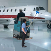 Fleece Combo Melamine Floor Pad | For Rotary Floor Scrubbers & Aircraft Maintenance Cleaning
