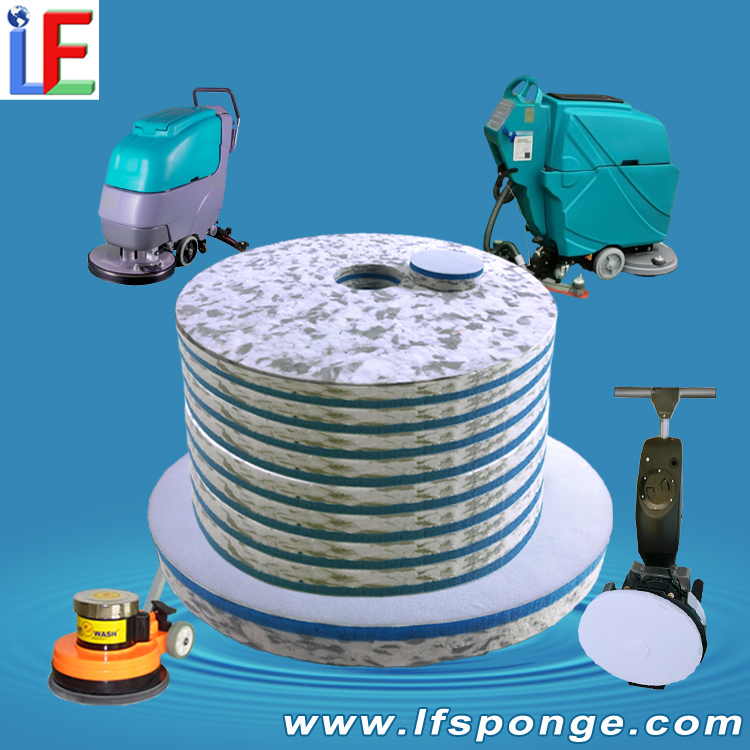 Multi-Material Floor Cleaning Pad – Combo Melamine & Fleece Composite Cleaning Pad