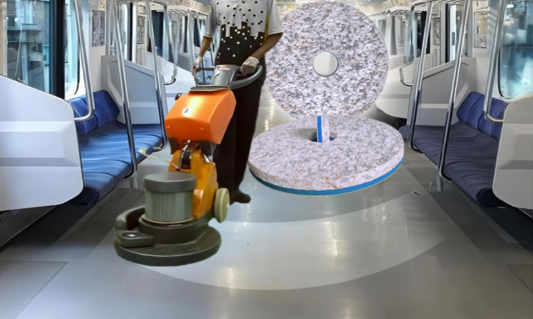 Anti-Slip Floor Cleaning Pad for Subway Car Connectors - Fleence Fabric Combo Melamine Floor Pad.jpg